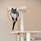 Armarkat 62" Real Wood Cat Tree with Scratch Posts and Hammock - - Cat Tree by Armarkat