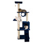 Armarkat 71" Navy Real Wood Cat Climbing Tower - - Cat Tree by Armarkat