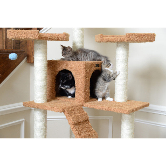 Armarkat 74" Multi-Level Real Wood Cat Tree - - Cat Tree by Armarkat