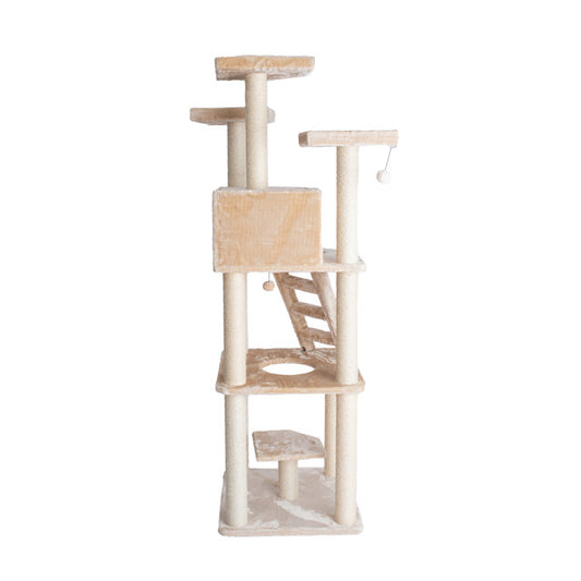 Armarkat 80" Multi-Function Real Wood Cat Tower with Spacious Condo - - Cat Tree by Armarkat