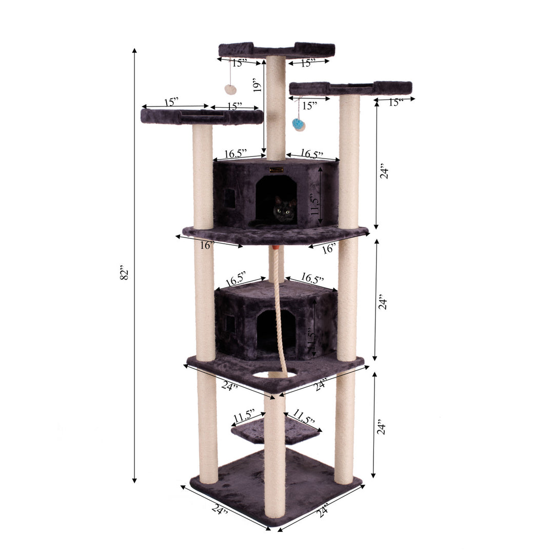 Armarkat 82" Multi-Level Big Cat Tree - - Cat Tree by Armarkat