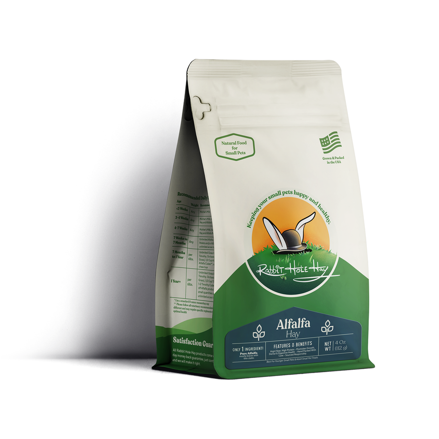 Rabbit Hole Hay Ultra Premium Alfalfa Hay - 4 oz - Hay by Rabbit Hole Hay