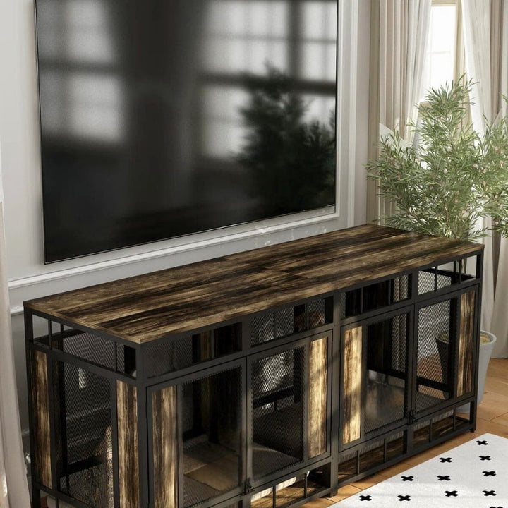 OnePaw ASTRAEA Double Dog Crate - - Furniture Crate by OnePaw Dog Company