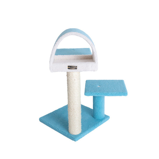 Armarkat 29" Cat Tree with Scratcher and Tunnel - Sky Blue - - Cat Tree by Armarkat