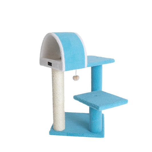 Armarkat 29" Cat Tree with Scratcher and Tunnel - Sky Blue - - Cat Tree by Armarkat
