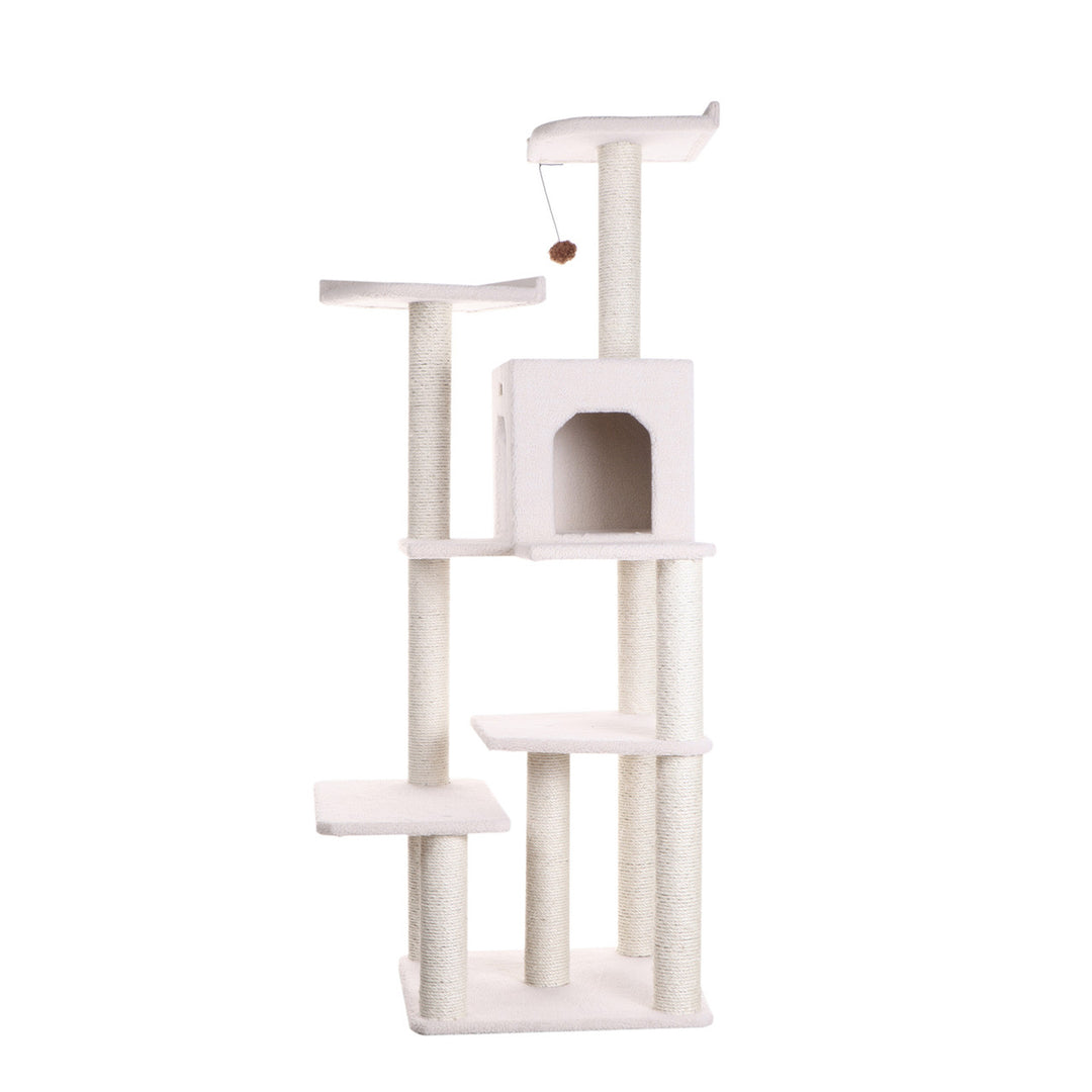 Armarkat 68" 6-Level Classic Cat Tree - Ivory - - Cat Tree by Armarkat