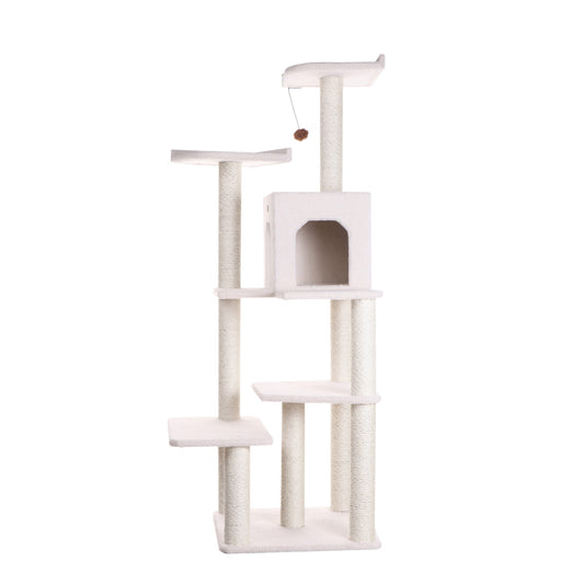 Armarkat 68" 6-Level Classic Cat Tree - Ivory - - Cat Tree by Armarkat