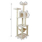 Armarkat 73" 4-Level Classic Cat Tree - Ivory - - Cat Tree by Armarkat