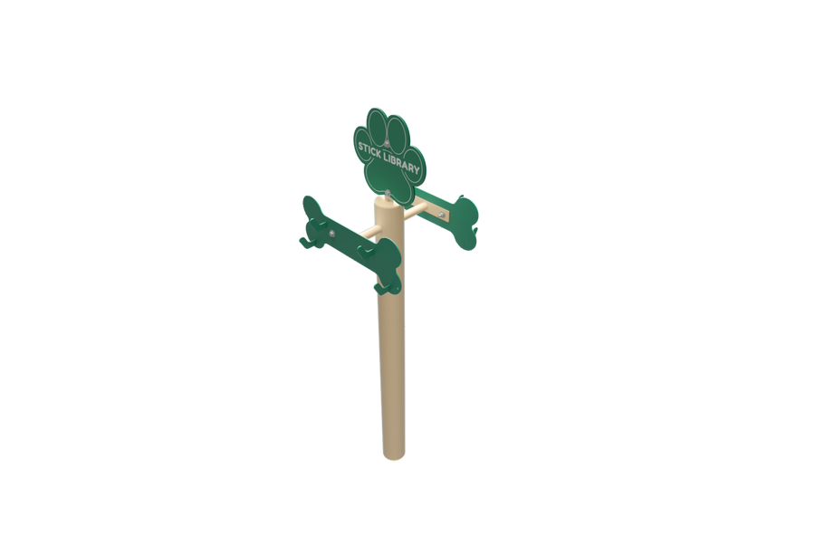BarkPark Stick Library - Natural - by BarkPark