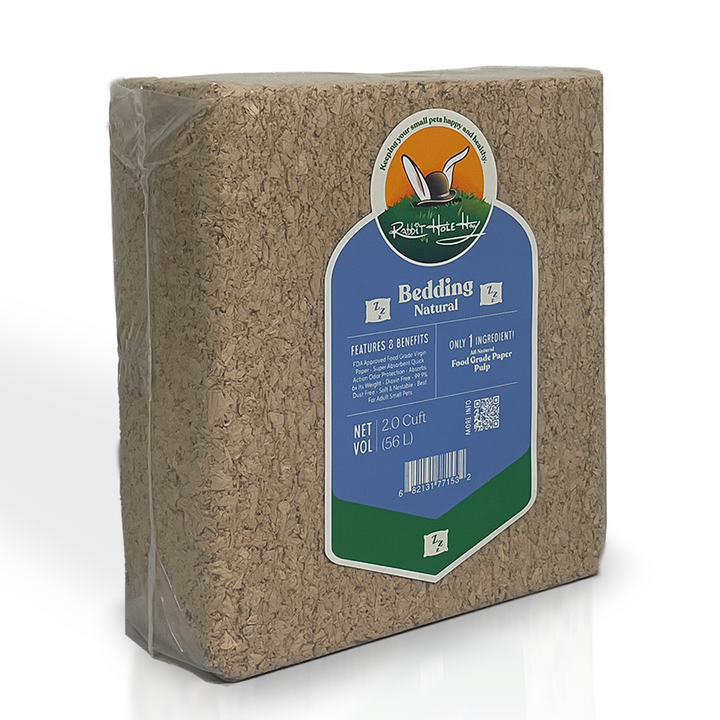 Rabbit Hole Hay Ultra Premium Food Grade Natural Bedding - 1.9 cuft - Bedding by Rabbit Hole Hay