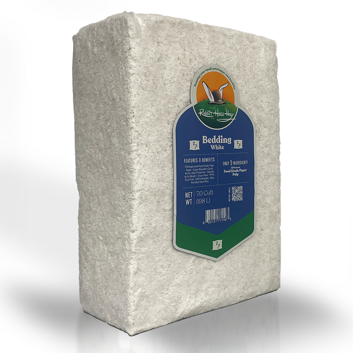 Ultra Premium Food Grade White Bedding - 7.0 cuft - Bedding by Rabbit Hole Hay