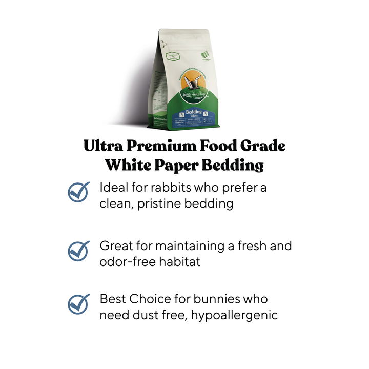 Ultra Premium Food Grade White Bedding - - Bedding by Rabbit Hole Hay