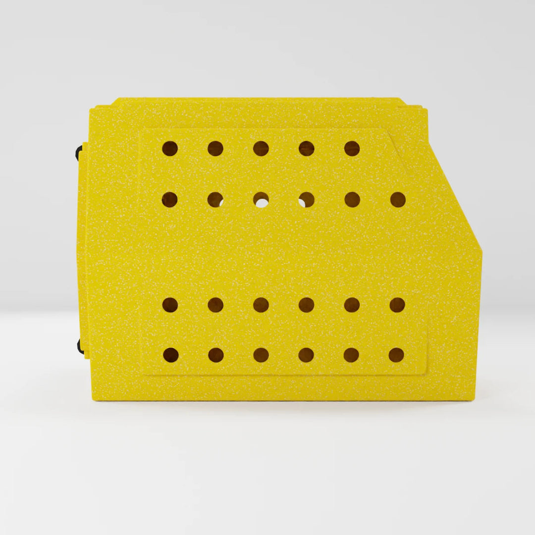 RuffLand Large Kennel - Sunflower Yellow SUV (Slant Back) - Dog crates by Ruff Land Performance Kennels