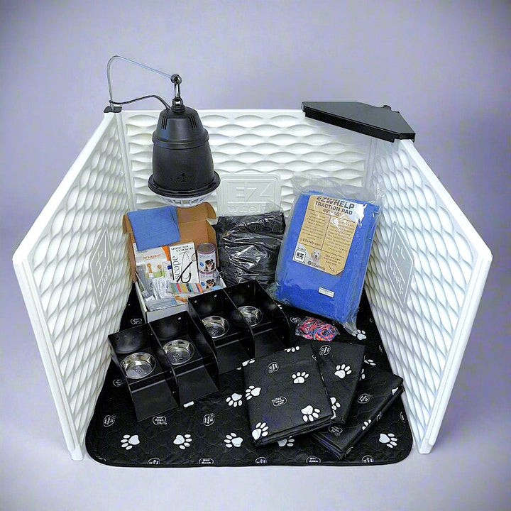 Bundles - EZclassic Elite Set - 38" x 38" x 28" (Tall Box) Black Pad - by EZwhelp