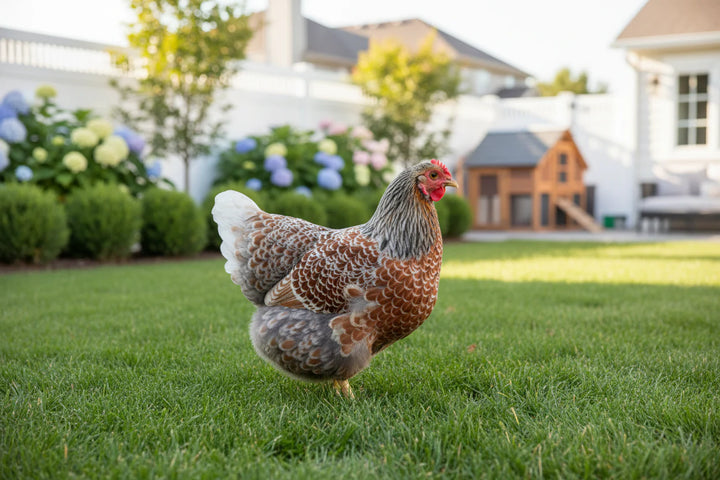 Blue Laced Red Wyandotte Chicks – Buy 6 + 4 Bonus Free (10 Females Total, Shipping Included) - - Speckled Sussex Chicks by Az Chickens