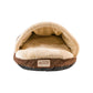 Armarkat Slipper Shape Cat Bed - Mocha/Beige - - Cat Beds by Armarkat