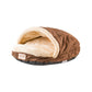 Armarkat Slipper Shape Cat Bed - Mocha/Beige - - Cat Beds by Armarkat