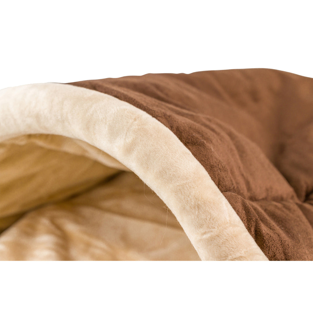 Armarkat Slipper Shape Cat Bed - Mocha/Beige - - Cat Beds by Armarkat
