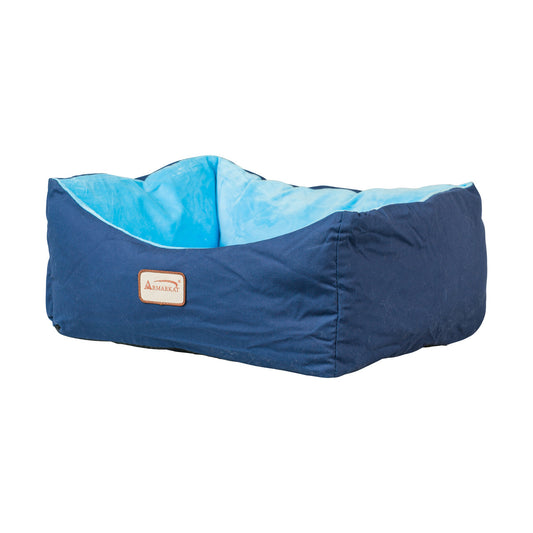Armarkat Small Pet Bed - Navy Blue/Sky Blue - - Pet Bed by Armarkat