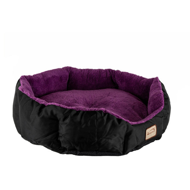 Armarkat Large Soft Pet Bed - Purple/Black - - Pet Bed by Armarkat