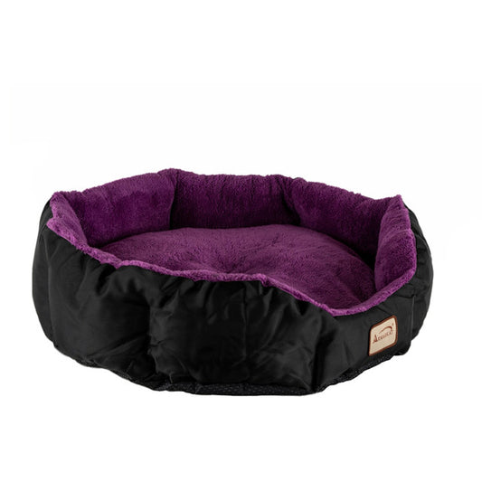 Armarkat Large Soft Pet Bed - Purple/Black - - Pet Bed by Armarkat