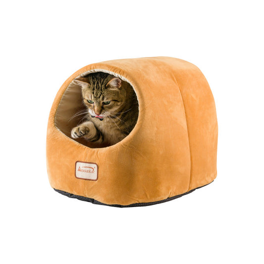 Armarkat Cat Cave - Brown/Ivory - - Cat Beds by Armarkat