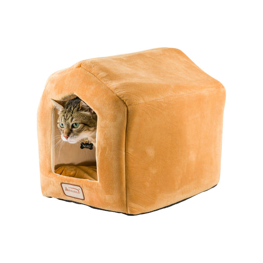 Armarkat Small Indoor Cat House - Earth Brown/Beige - - Cat Beds by Armarkat