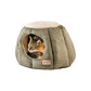 Armarkat Cat Cave - Laurel Green/Beige - - Cat Beds by Armarkat