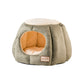 Armarkat Cat Cave - Laurel Green/Beige - - Cat Beds by Armarkat