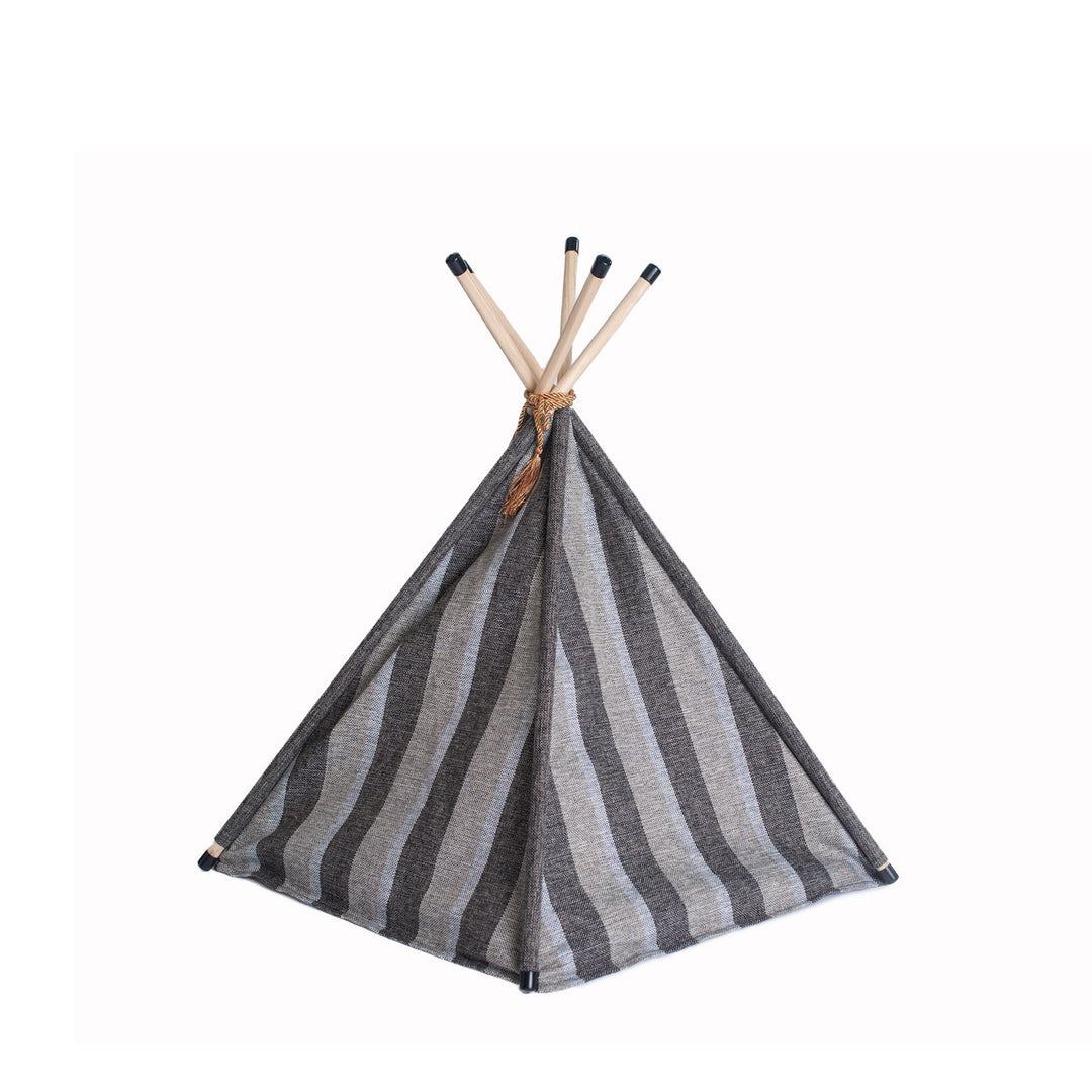 Armarkat Cat Bed Teepee Style - Striped Pattern - - Cat Beds by Armarkat