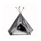 Armarkat Cat Bed Teepee Style - Striped Pattern - - Cat Beds by Armarkat