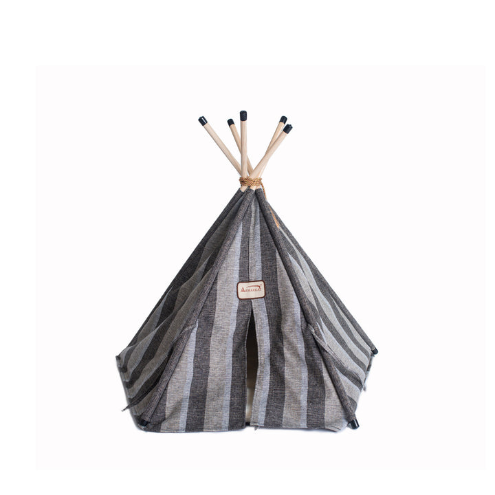 Armarkat Cat Bed Teepee Style - Striped Pattern - - Cat Beds by Armarkat