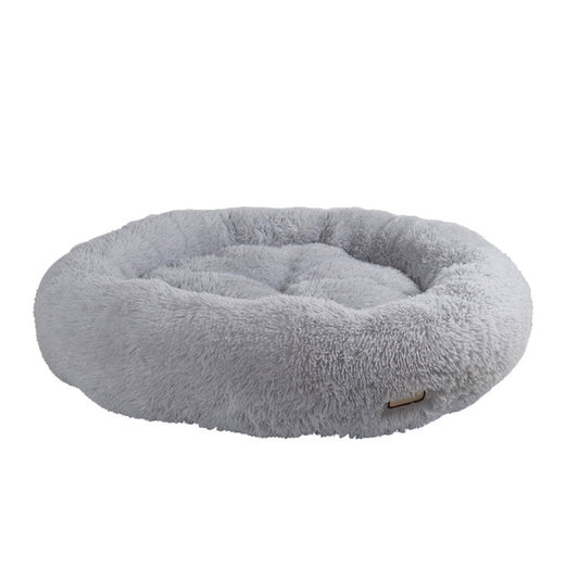 Armarkat Extra Large Fluffy Round Cat Bed - Gray - - Pet Bed by Armarkat