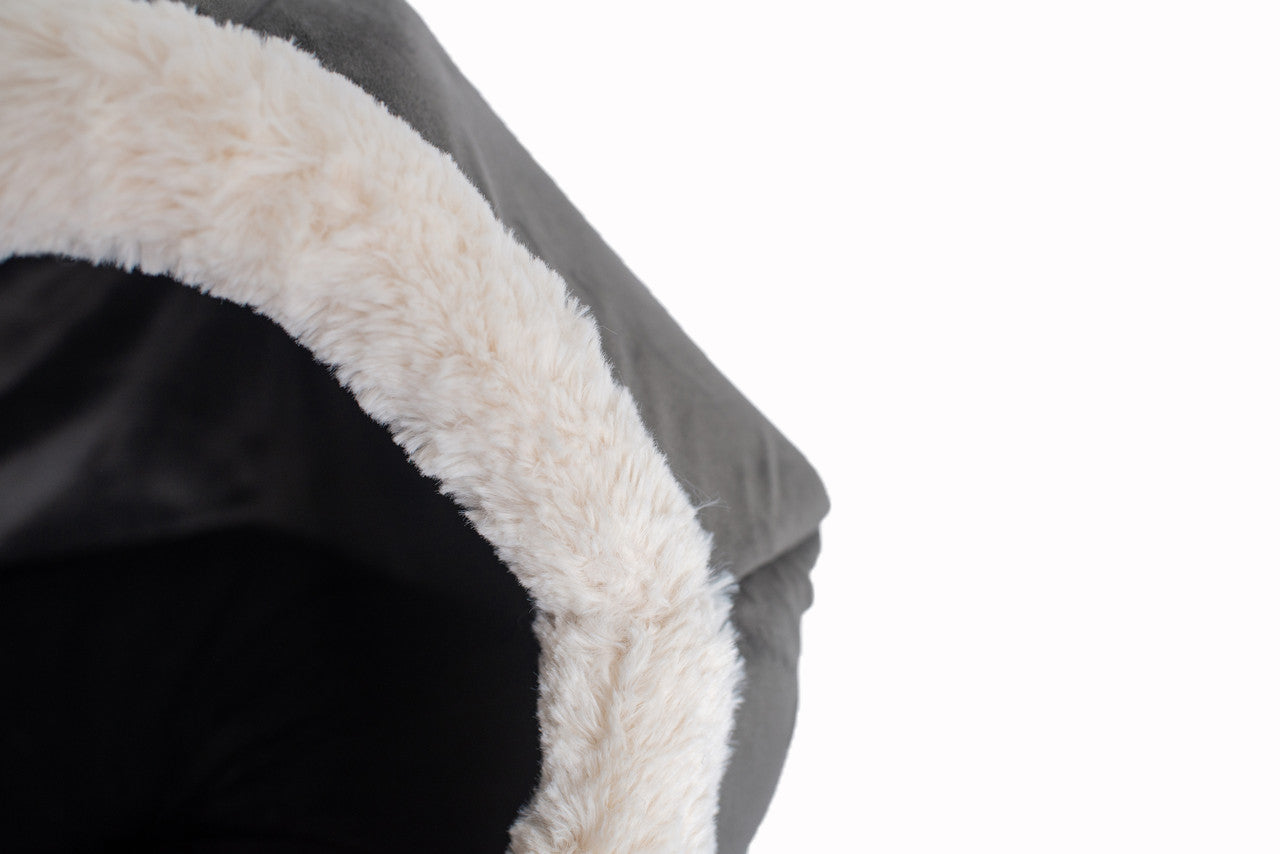 Armarkat Cat Bed - Gray Velvet - - Cat Beds by Armarkat