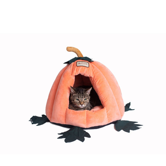 Armarkat Cat Bed - Pumpkin Shape - - Cat Beds by Armarkat
