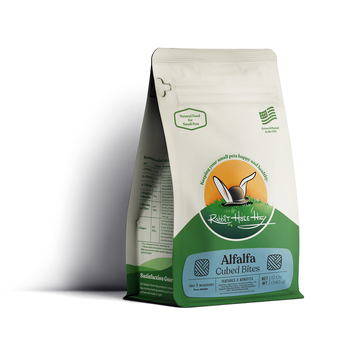 Rabbit Hole Hay All Natural Alfalfa Hay Cubes - 24 oz - Cubes by Rabbit Hole Hay