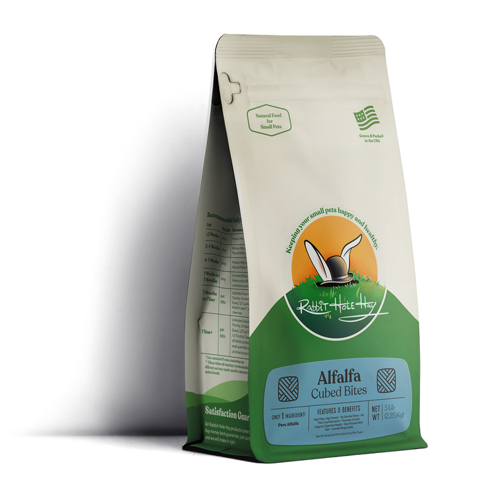 Rabbit Hole Hay All Natural Alfalfa Hay Cubes - 5 lb - Cubes by Rabbit Hole Hay