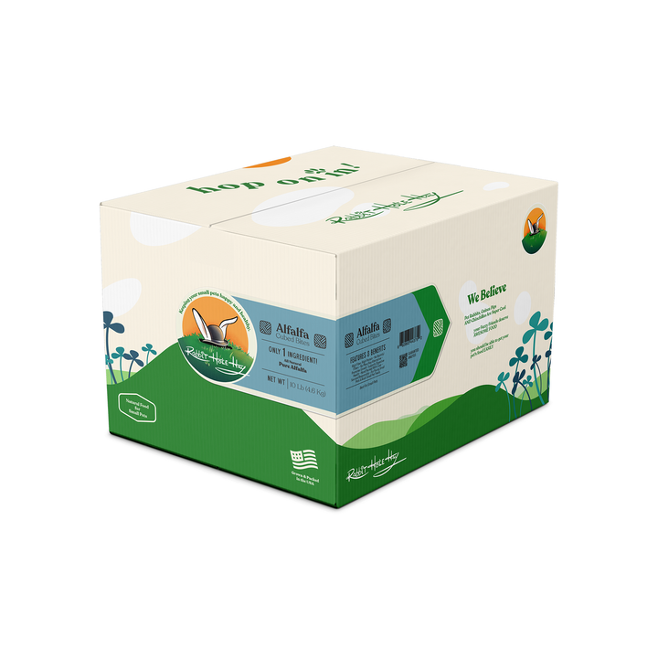 Rabbit Hole Hay All Natural Alfalfa Hay Cubes - 10 lb - Cubes by Rabbit Hole Hay