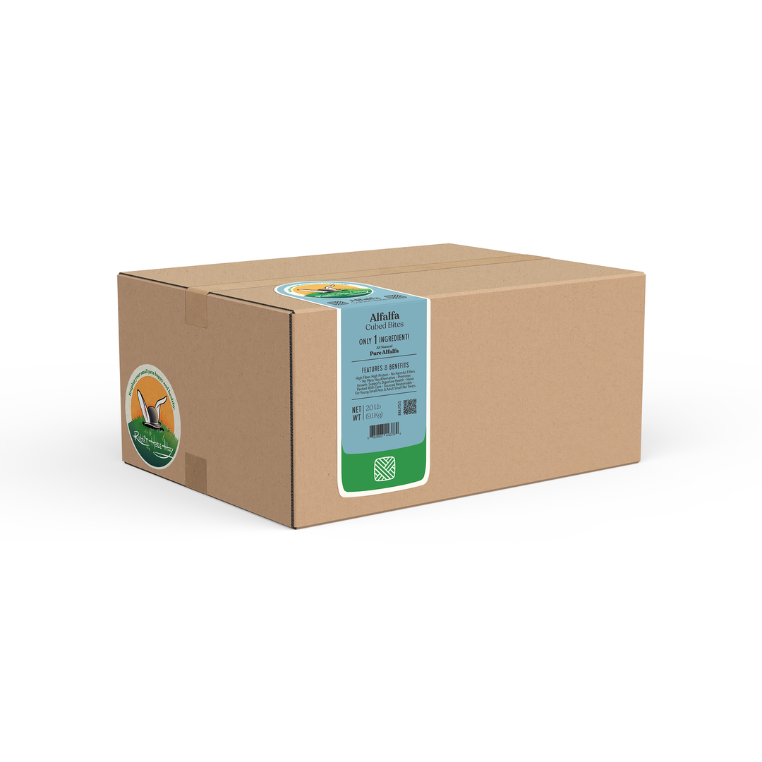 Rabbit Hole Hay All Natural Alfalfa Hay Cubes - 20 lb - Cubes by Rabbit Hole Hay