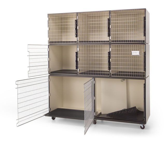 Petlift Professional Veterinary & Grooming Cage Banks - 8 Units - - Cage Banks by Petlift