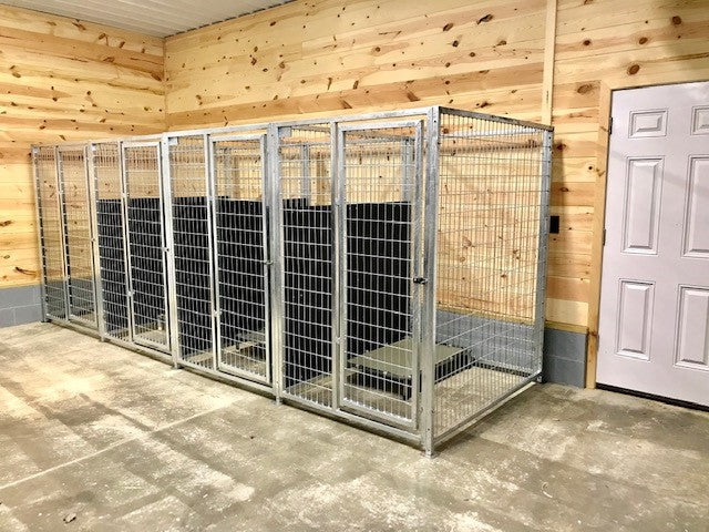 TK Products Complete 4’W x 5’L x 6’H Kennel Run w/ Stainless Steel Hardware - - Dog Kennels & Runs by TK Products