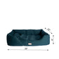 Armarkat Bolstered Large Dog Bed - Laurel Green - - Dog bed by Armarkat