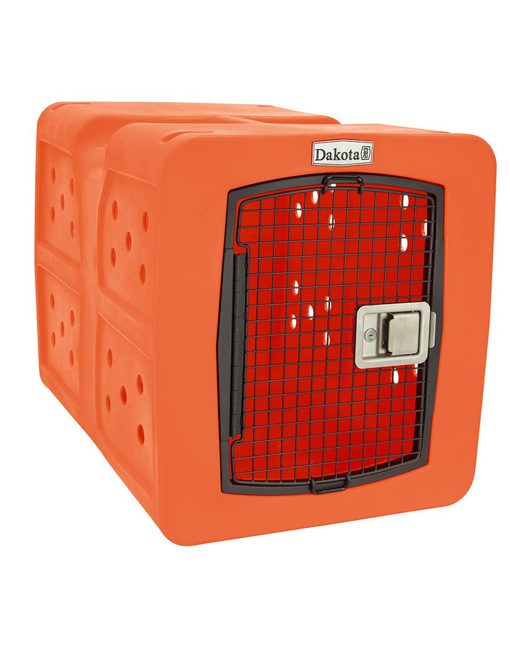 Dakota283 G3 Large Framed Kennel - Orange No Antimicrobial Protection - Dog crates by Dakota 283