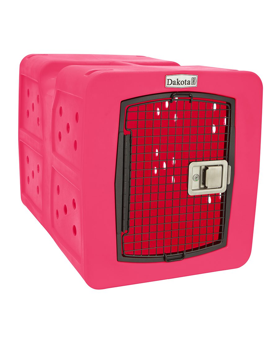 Dakota283 G3 Large Framed Kennel - Pink No Antimicrobial Protection - Dog crates by Dakota 283