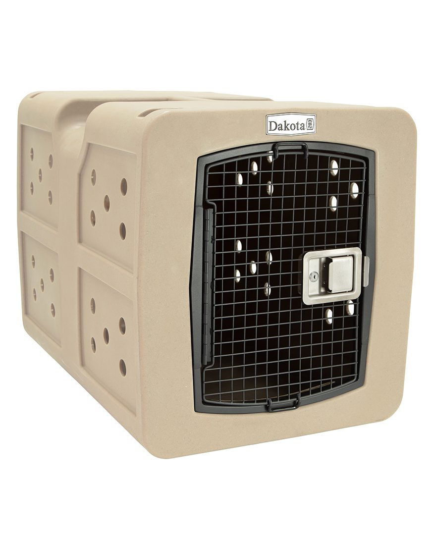 Dakota283 G3 Large Framed Kennel - Sandstone No Antimicrobial Protection - Dog crates by Dakota 283