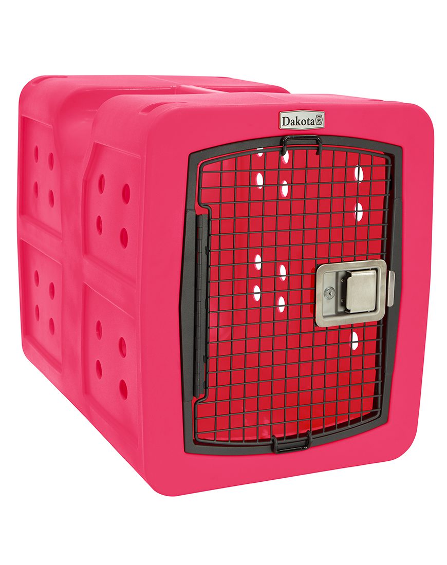 Dakota283 G3 Medium Framed Kennel - Pink No Antimicrobial Protection - Dog crates by Dakota 283