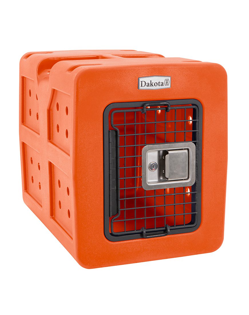 Dakota283 G3 Small Framed Kennel - Orange No Antimicrobial Protection - Dog crates by Dakota 283