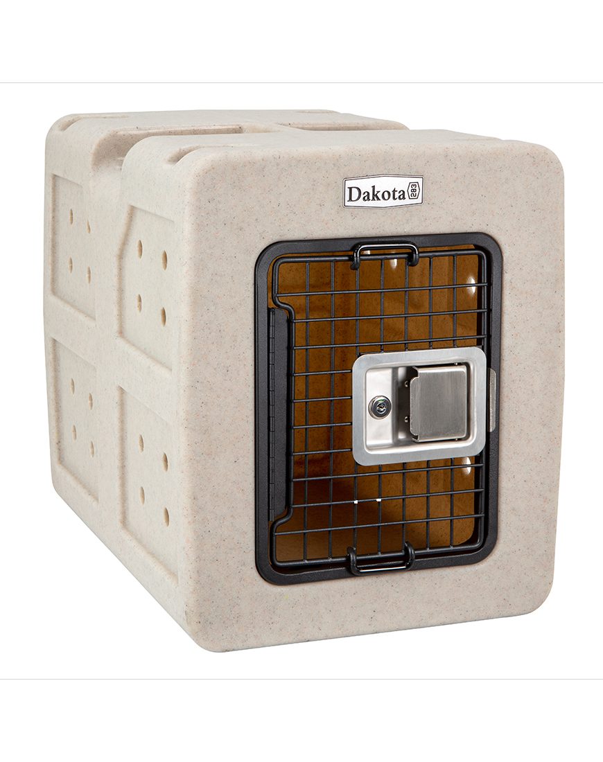 Dakota283 G3 Small Framed Kennel - Sandstone No Antimicrobial Protection - Dog crates by Dakota 283