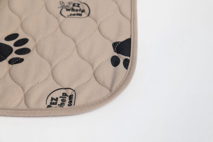 Light Brown Paw Print Pad/Mat, 2-Pack - - Pad by EZwhelp