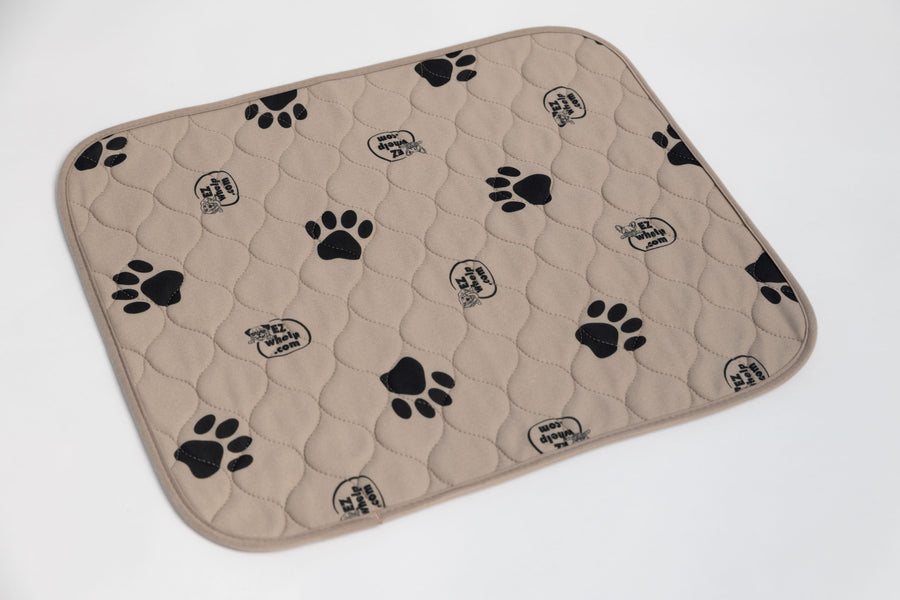 Light Brown Paw Print Pad/Mat, 2-Pack - - Pad by EZwhelp